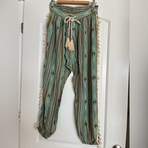 Z&L Boho Harem Pants Sz M